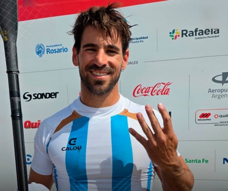 Agust�n Vernice logr� el p�ker de medallas